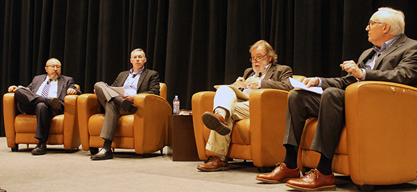 Photo of Bill Gardner in a panel discussion at the Transportation Conference.